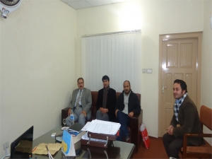 Raja Azam Visit To Al-Ahad group Of Technologies Gilgit
